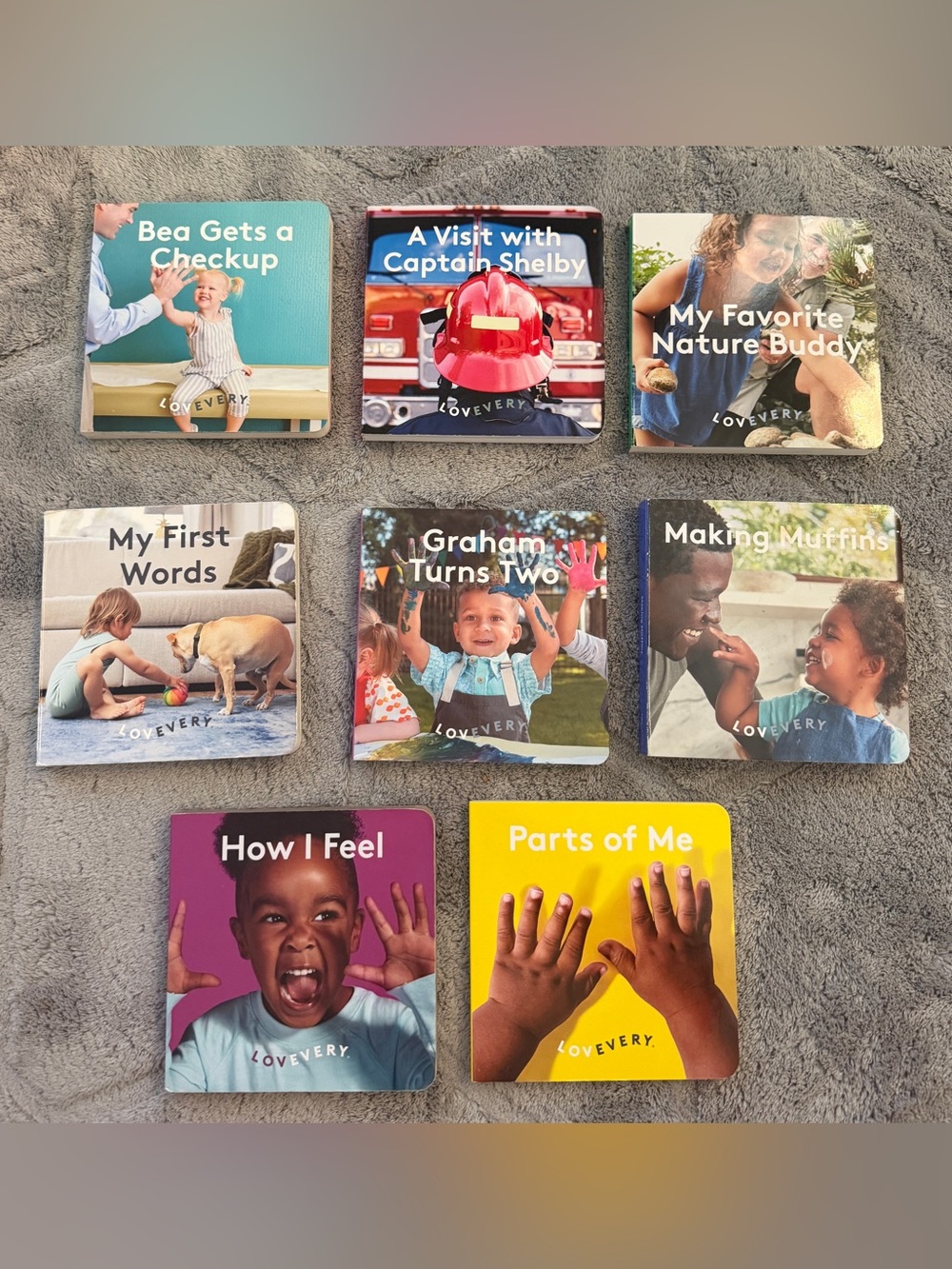 Lot 8 Lovevery Books Baby Toddler Preschool Board Picture